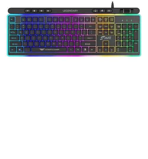 Combo Gamer Rgb Teclado Y Mouse Usb J&r Legendary Ctmgjr-018